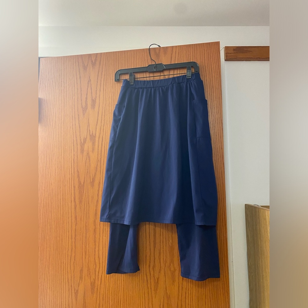Navy Blue Athletic Skirt